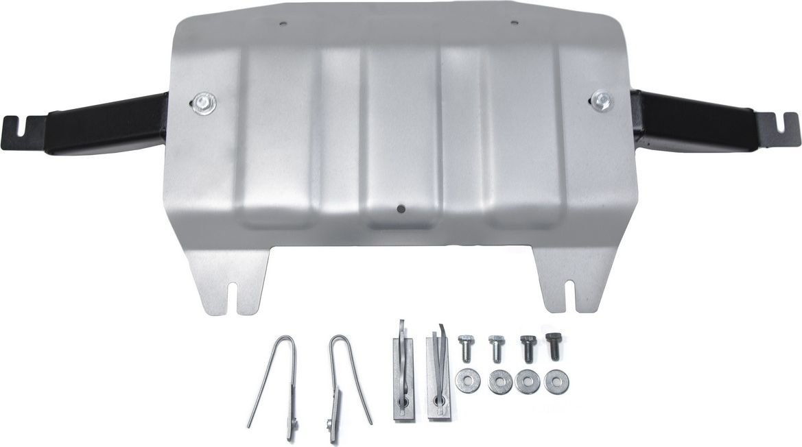 Защита алюминиевая Rival для РК Toyota Fortuner II 4WD 2015-2026. Артикул 333.5770.1