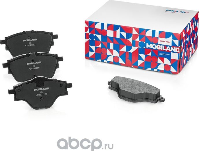 Колодки тормозные дисковые задние (4 шт.) с п/шум. пласт. CITROEN C4 II (DA_, DE (Mobiland). Артикул 429201280