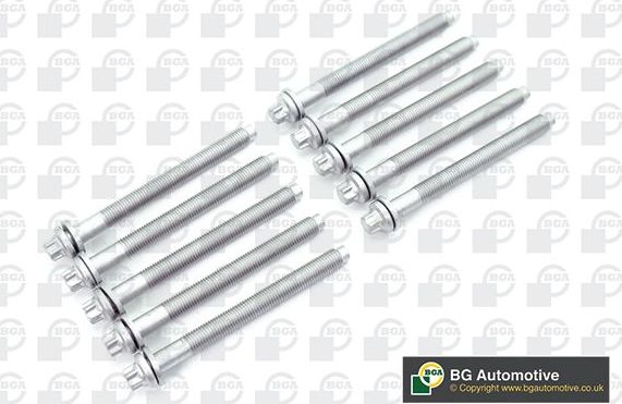 Комплект болтов ГБЦ BGA. Артикул BK4387