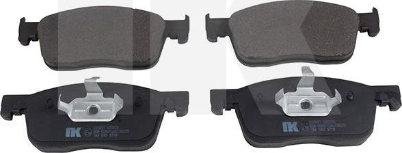 Тормозные колодки NK. Артикул 229997