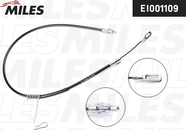 Трос ручника (тросик ручного тормоза) Miles. Артикул EI001109