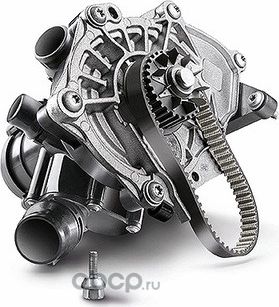 Водяной насос с блоком управления системы термо-менеджмент + ремень   (LUK). Артикул 538036010