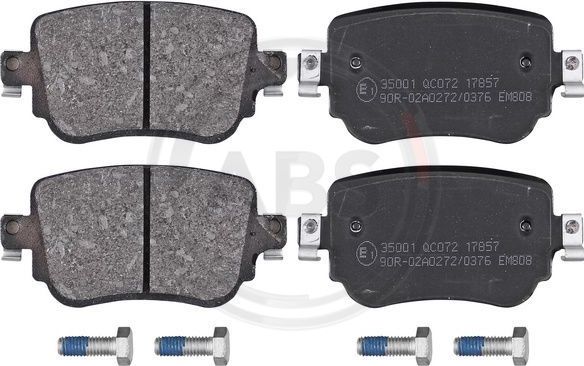 Тормозные колодки ABS задние для Audi Q3 I (8U) 2011-2018. Артикул 35001