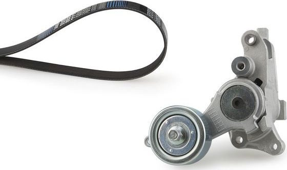 Приводной ремень поликлиновой с роликами (комплект) Gates Micro-V® для Toyota Fortuner I 2004-2015. Артикул K017PK1515