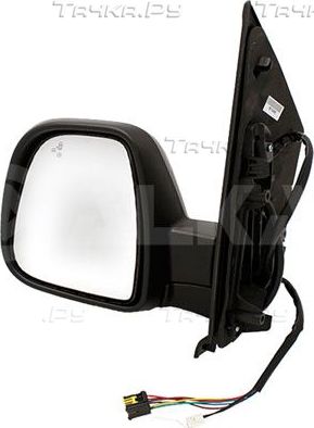 Зеркало боковое Alkar левое для Peugeot Expert III 2016-2026. Артикул 9259916