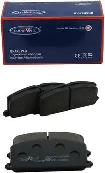 Колодки тормозные дисковые, комплект (Goodwill). Артикул 1071F