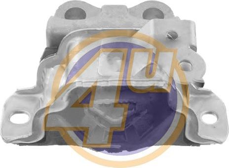 Подушка (опора) двигателя 4U передняя левая для Fiat 500L I 2012-2026. Артикул AL-EM-00048