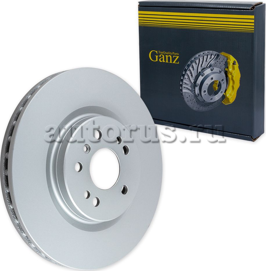 Диск тормозной передний с покрытием (Ganz). Артикул GIJ06146