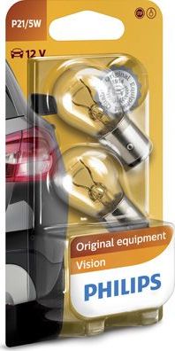 P21/5W 12V-21/5W (BAY15d)  (блистер 2шт.) Philips. Артикул 12499B2