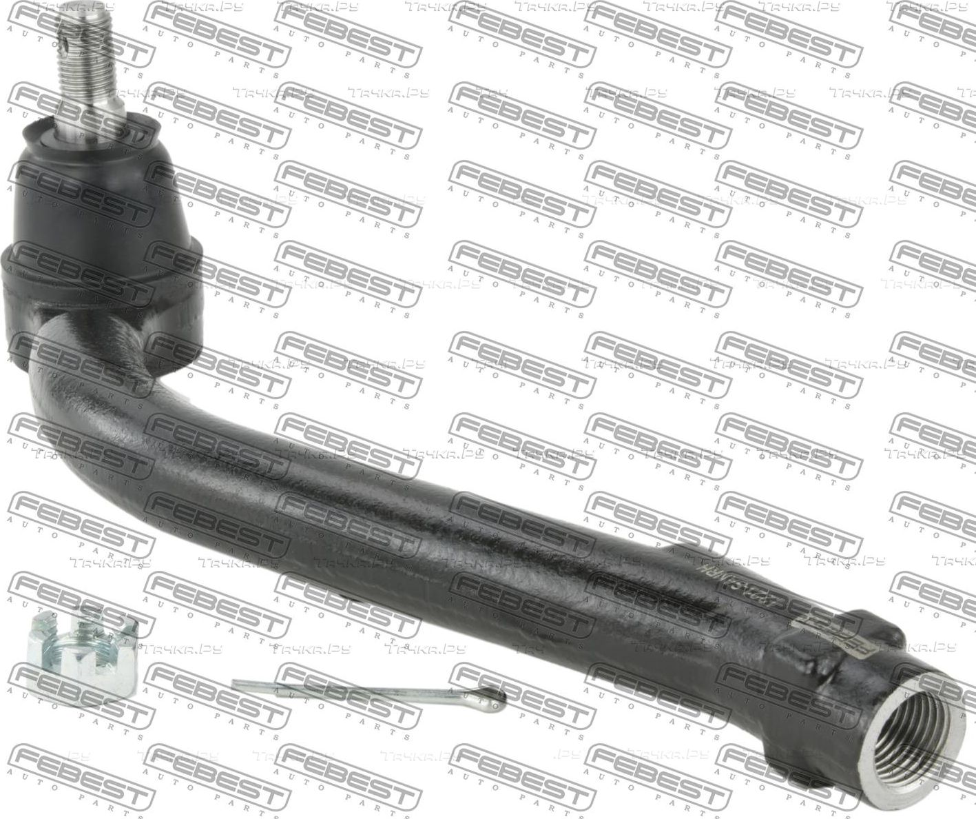 Наконечник рулевой тяги Febest правый для Kia Sorento I 2009-2013. Артикул 1221-SANRH
