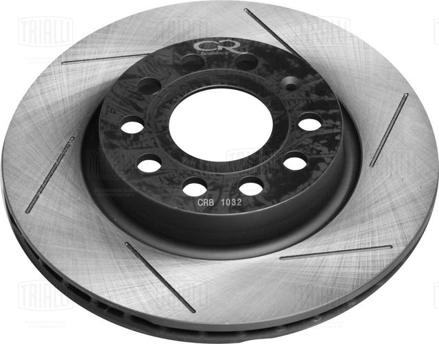 Диск торм. HighCarbon с тех.выт. перед. лев. для а/м VW Golf GTi (09-) (Trialli). Артикул CRB1032