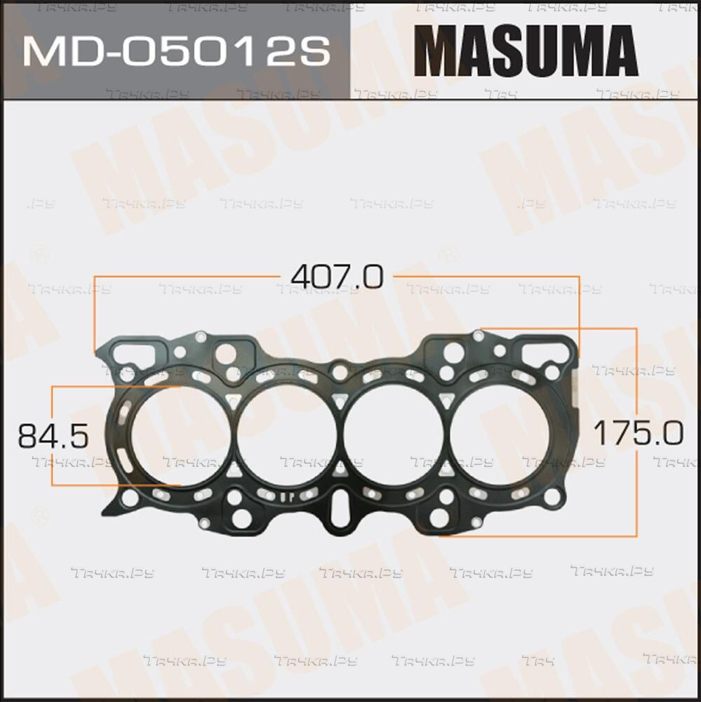 Прокладка ГБЦ Masuma для Honda CR-V I 1995-2001. Артикул MD-05012S