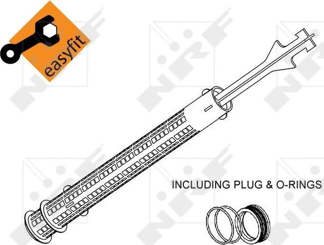 Осушитель кондиционера NRF (полимерный материал). Артикул 33328
