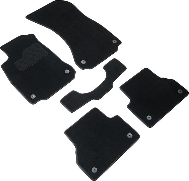 Коврики текстильные Seintex (LUX) на резиновой основе для салона Audi A4 B9 2015-2026. Артикул 89629