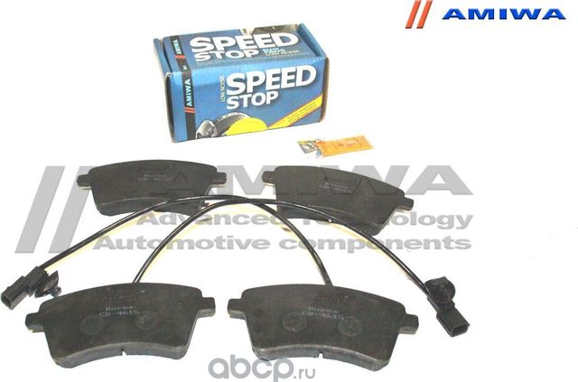 Колодки тормозные передние (Amiwa). Артикул CD4615