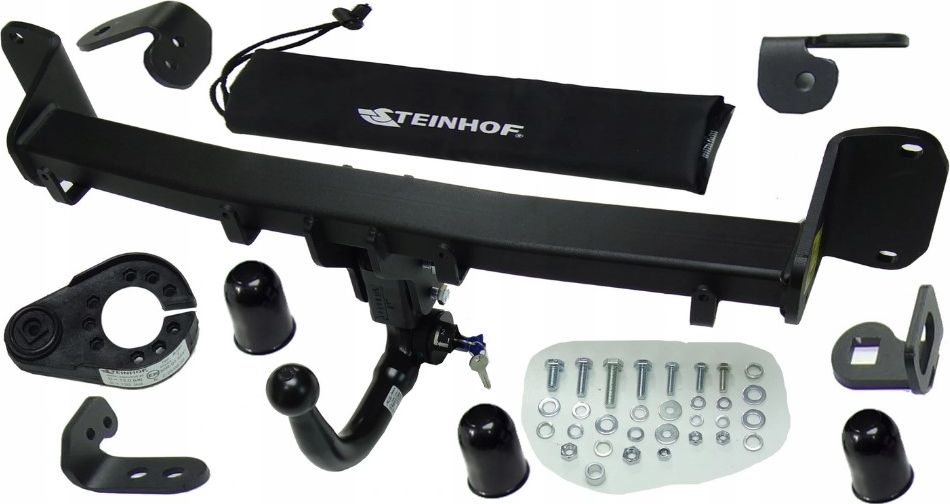 Фаркоп Steinhof для BMW 5 G30, G31 (вкл. M-Sport) 2016-2026. Быстросъемный крюк. Артикул B-083