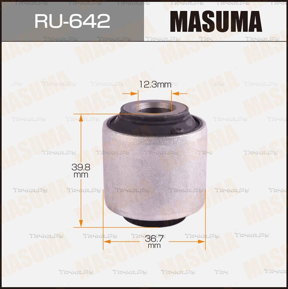 Сайлентблок заднего рычага подвески Masuma правый/левый для Nissan Teana J32 2008-2013. Артикул RU-642