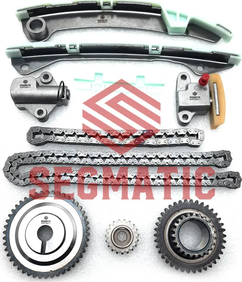 КОМПЛЕКТ ЦЕПИ ГРМ (ЦЕПЬ-2,НАТ-2,УСП-3,ШЕСТ-3)  NISSAN QASHQAI/X-TRAIL (Segmatic). Артикул SGPS8011