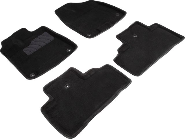 Коврики Seintex 3D ворсовые для салона Acura MDX III 2014-2026. Артикул 85954