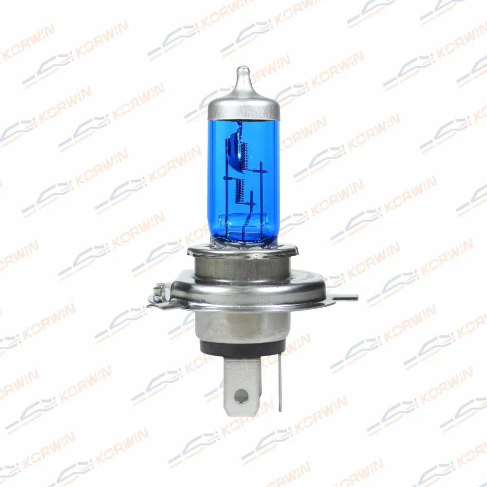 Лампа накаливания галогенная (H4 12V 60/55W P43t-38 SUPER WHITE) (Korwin). Артикул KWYN0002
