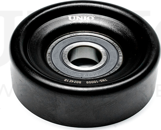Ролик поликлинового ремня натяжной (Unio). Артикул TNS-10009