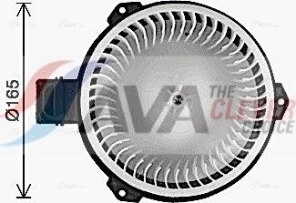 Вентилятор, мотор печки (отопителя) салона AVA. Артикул HD8327