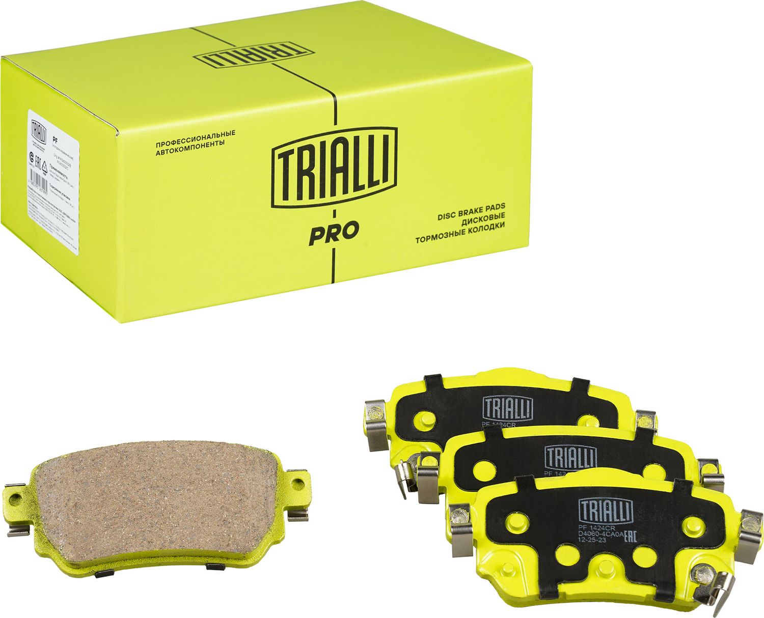 Тормозные колодки Trialli (Керамика). Артикул PF 1424CR