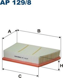 Воздушный фильтр Filtron для Jaguar E-Pace 2017-2026. Артикул AP 129/8