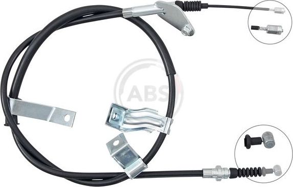 Трос ручника (тросик ручного тормоза) ABS задний правый для Mazda CX-7 I 2006-2014. Артикул K16064