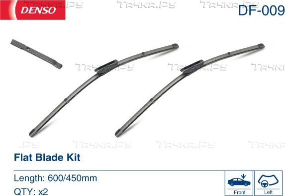 Щетки стеклоочистителя (дворники) Denso. Артикул DF-009
