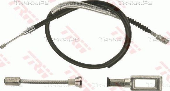 Трос ручника (тросик ручного тормоза) TRW. Артикул GCH167