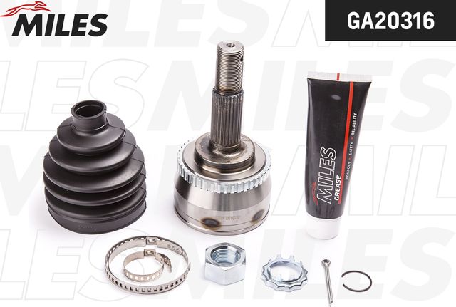 Шрус наружный (граната) Miles для Nissan Primera P11 1996-2002. Артикул GA20316