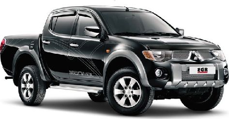 Дефлекторы EGR для окон Mitsubishi L200 2006-2015 (4 части). Артикул 92460028B