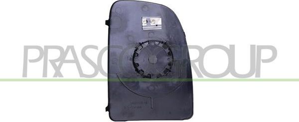 Зеркальное стекло бокового зеркала Prasco левое для Peugeot Boxer III 2006-2026. Артикул FT9307504