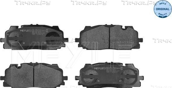 Тормозные колодки Meyle Original передние для Audi SQ7 I (4M) 2016-2016. Артикул 025 258 6117