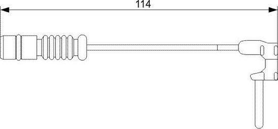 Датчик износа тормозных колодок  Bosch. Артикул 1 987 473 011