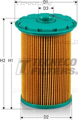 Топливный фильтр Tecneco Filters. Артикул GS0493E