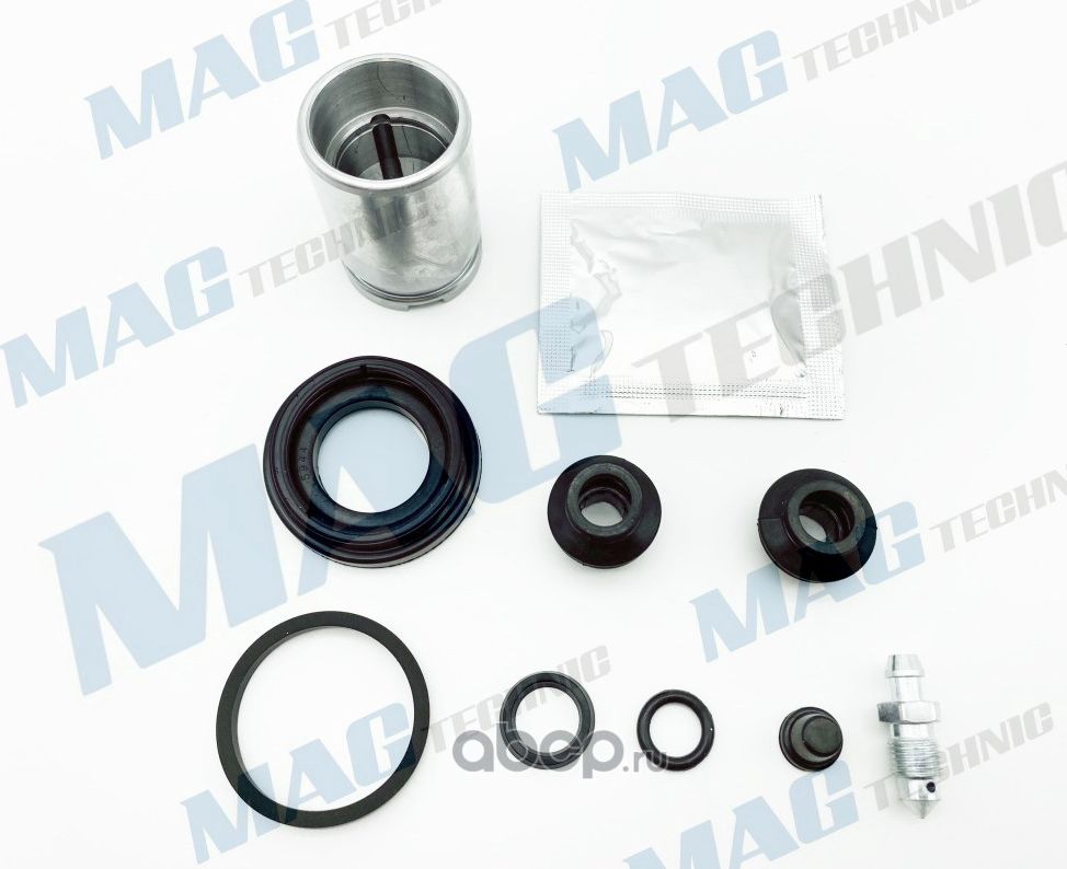 Ремкомплект тормозного суппорта с поршнем заднего (поршень d 34 mm  суппорт Mando) HYUNDAI Solaris I (Magtechnic). Артикул mag0042rk