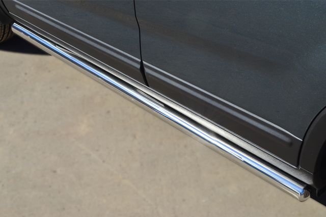 Защита RusStal порогов труба d63 (вариант 3) для Kia Sorento II рестайлинг 2012-2026. Артикул KIT-0012683