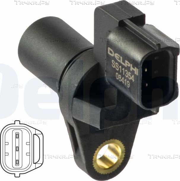 Датчик положения распредвала Delphi для Hyundai Atos 1998-2008. Артикул SS11354