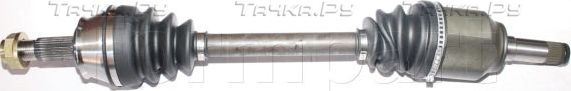 Полуось (привод в сборе, приводной вал) Formpart передняя левая для Lancia Ypsilon II (Type 843) 2006-2011. Артикул 14380035/S