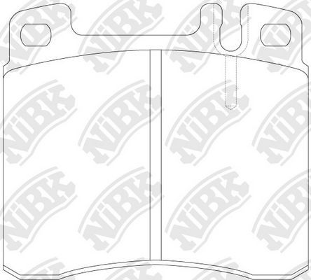 Тормозные колодки NiBK. Артикул PN0285