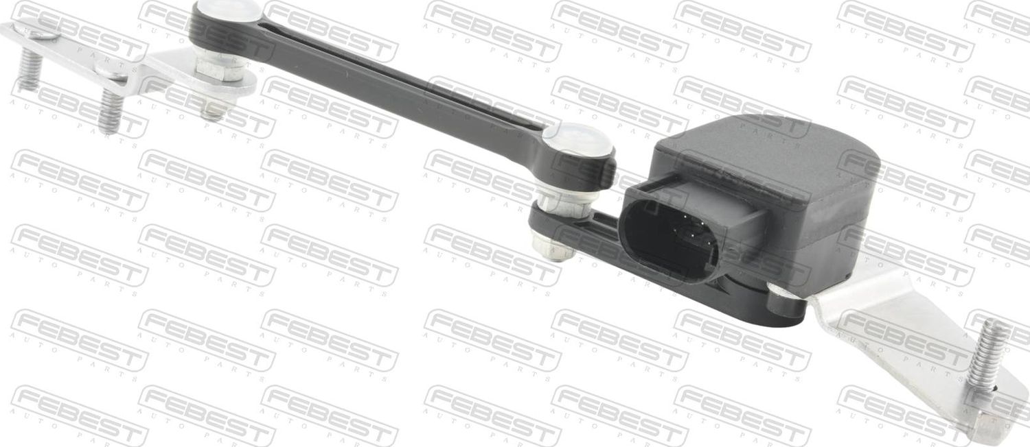 Датчик положения кузова задний правый с тягой (Febest). Артикул 21603004