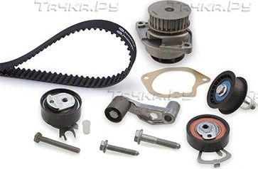 Помпа (водяной насос) с комплектом ремня ГРМ Gates PowerGrip® для Volkswagen Golf IV 1997-2006. Артикул KP15565XS-1