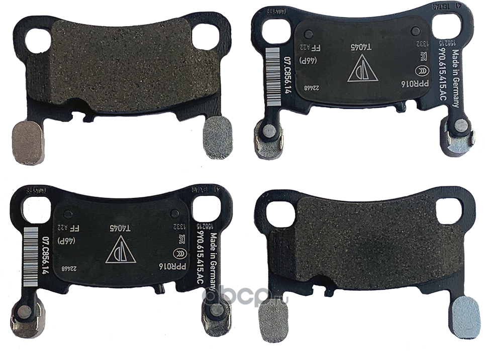 Тормозные колодки VAG. Артикул 9Y0698451AC