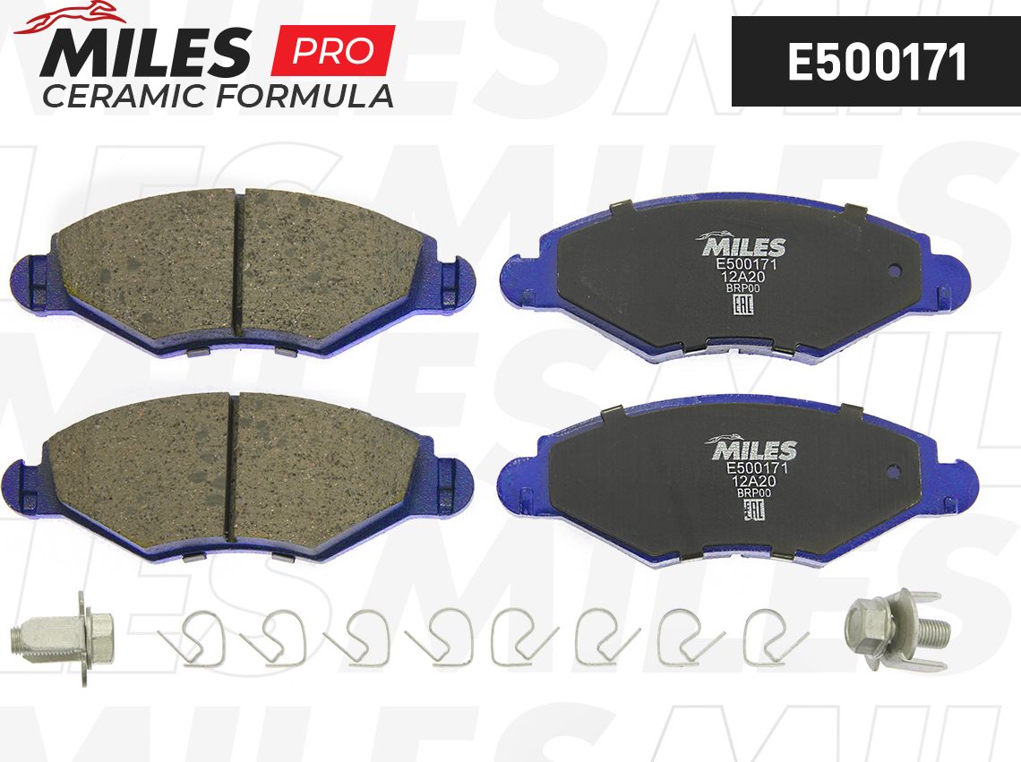 Тормозные колодки Miles (Керамика). Артикул E500171