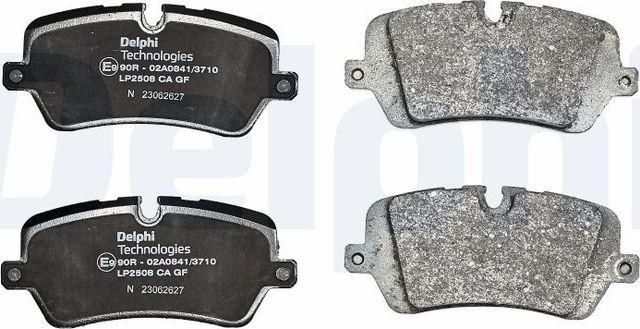Тормозные колодки Delphi (Low-Metallic). Артикул LP2508