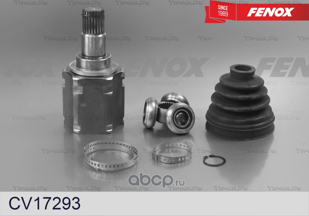 Шрус внутренний (граната) Fenox передний левый для Toyota Highlander II (U40) 2008-2014. Артикул CV17293