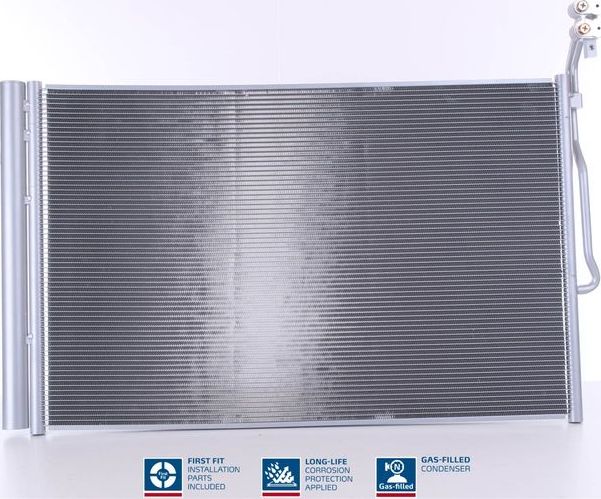 Радиатор кондиционера (конденсатор) Nissens (алюминий). Артикул 940157