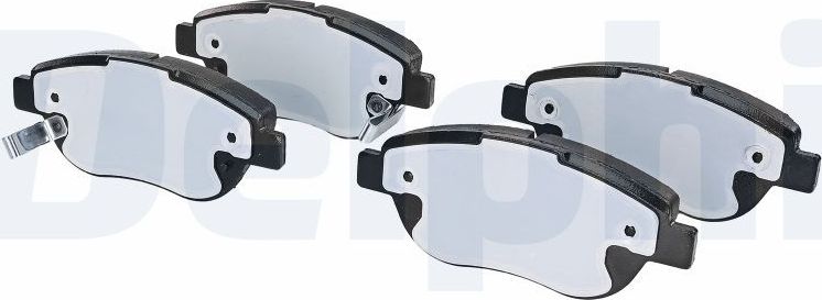 Тормозные колодки Delphi (Low-Metallic). Артикул LP2476